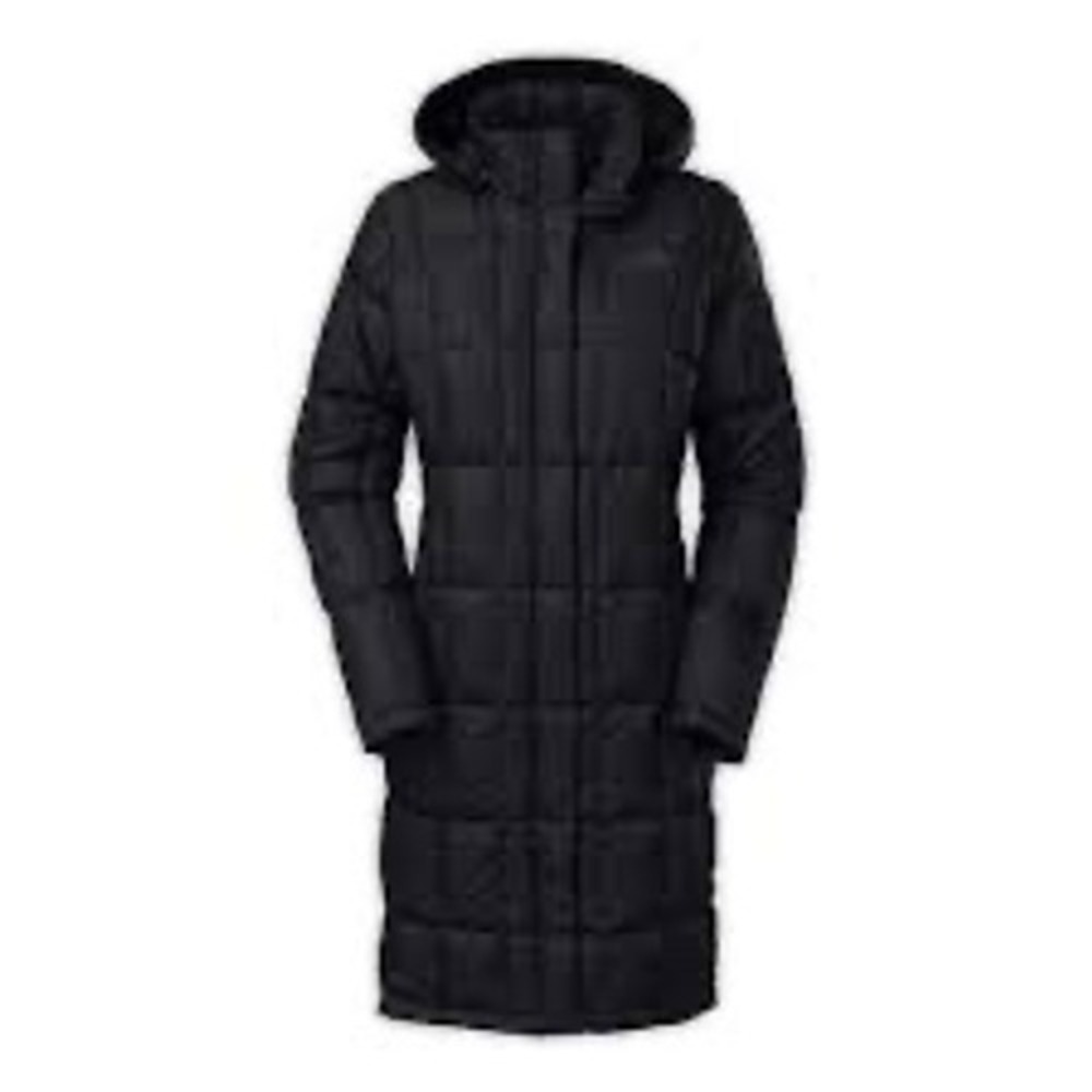 The North Face Coat Parka 550 Down Puffer Jacket Size Small Black Women's